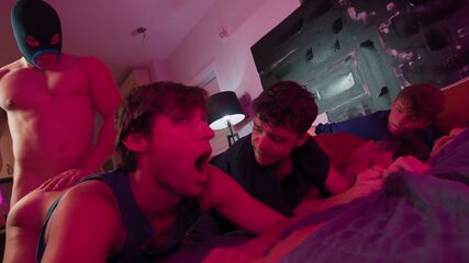 Twink Gangbanged By BBC Stud